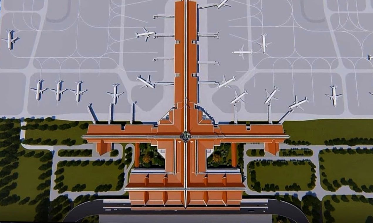 3D Render of New Siem Reap Airport