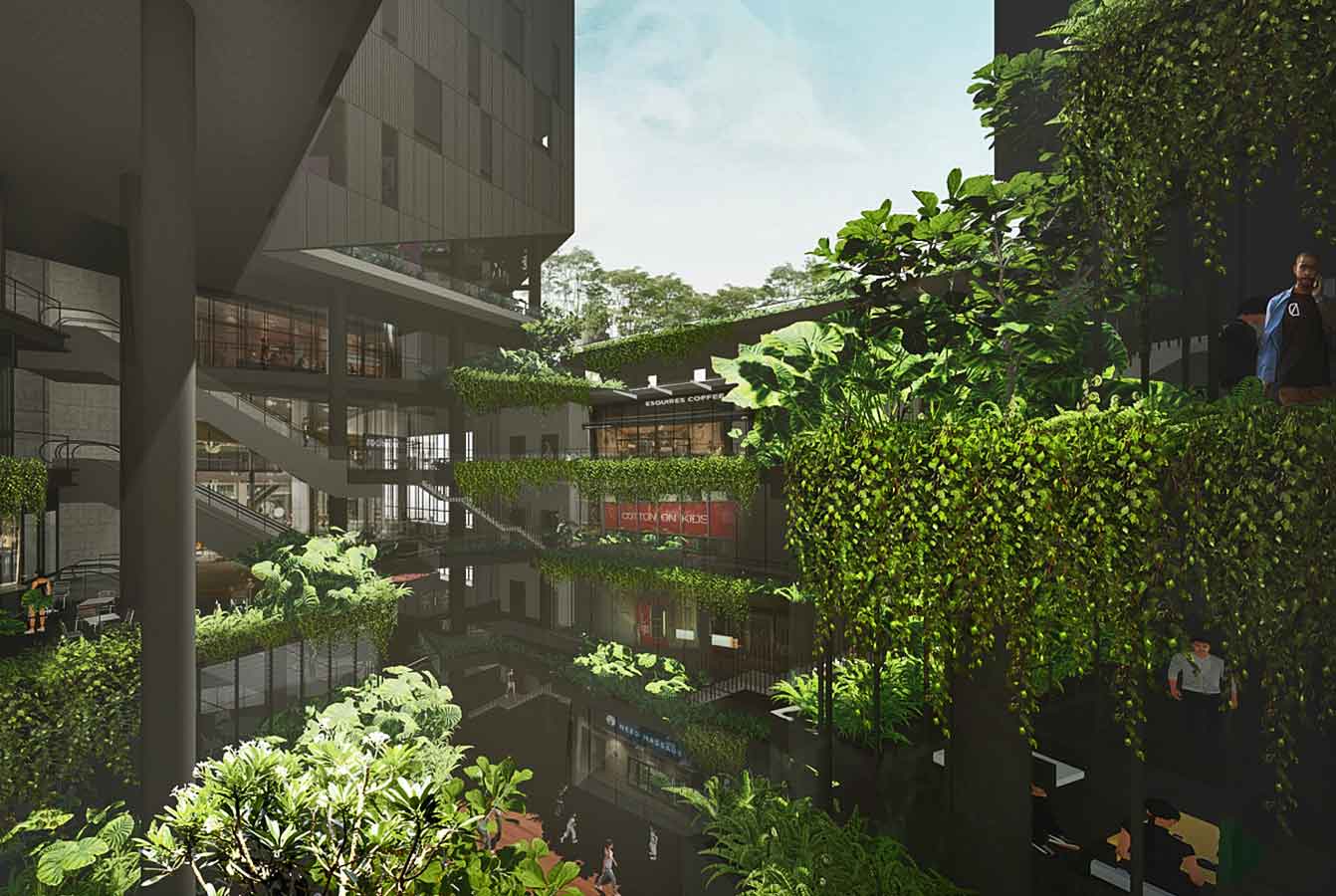 ODOM Courtyard (Visualization) ODOM, Phnom Penh - A project by ULS