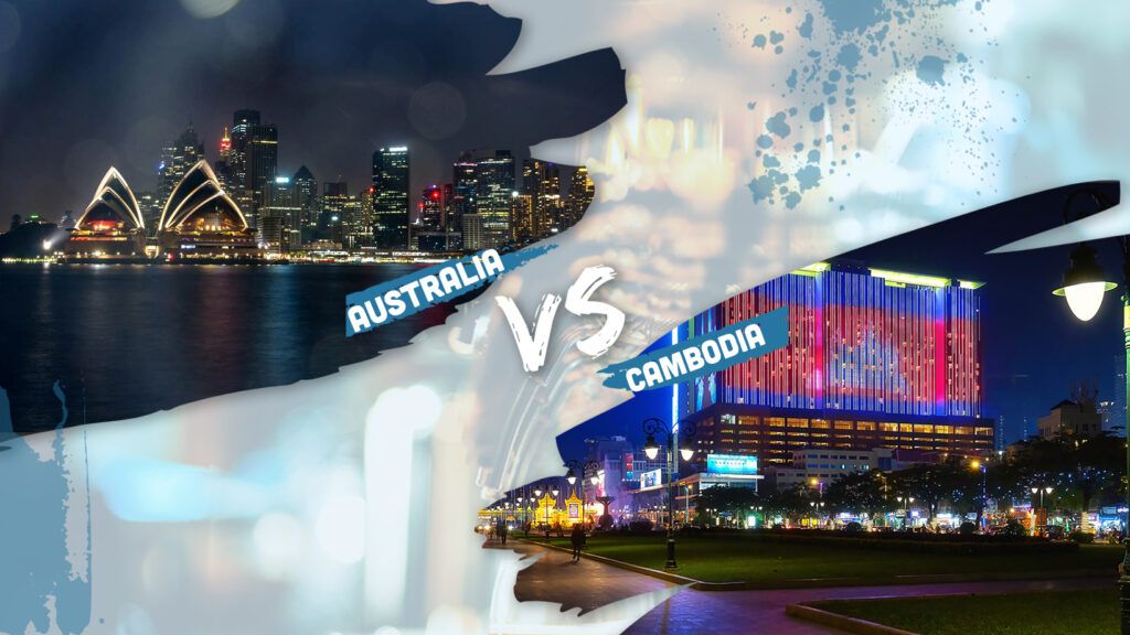 Cost of living in Australia vs Cambodia